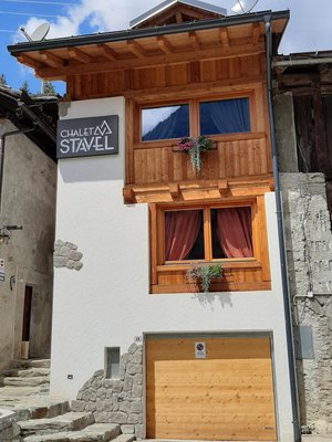 Photo exteriors in summer Chalet Maso Stavel
