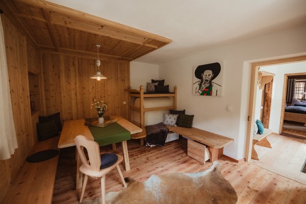 La zona giorno Appartamenti Chalet Passeier