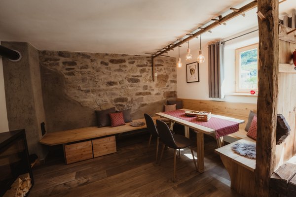 La zona giorno Appartamenti Chalet Passeier