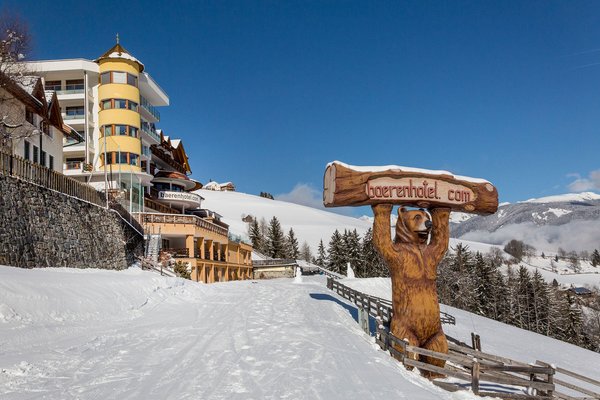 Foto Außenansicht im Winter Bärenhotel