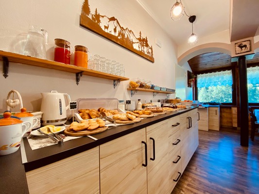 La colazione B&B-Hotel + Residence Piccolo Chalet