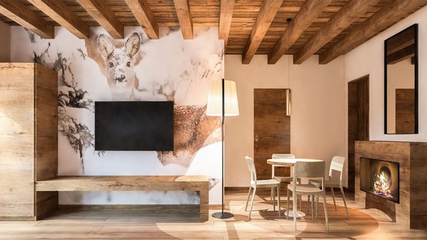 Der Wohnraum B&B + Ferienwohnungen Cima Dodici