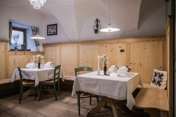 The restaurant Valdaora di Mezzo / Mitterolang Moar's Hotel