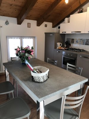Foto der Küche Angeli Dolomiti House