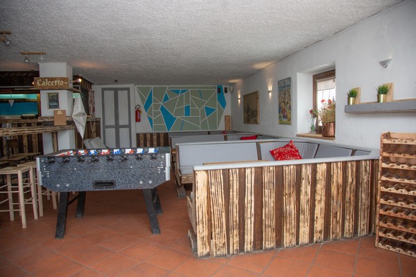 La sala giochi Hotel Monte Triplex