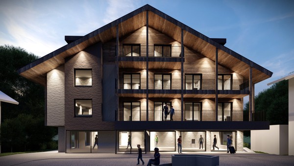 Foto Außenansicht Corones Suites - Dolomites Residence