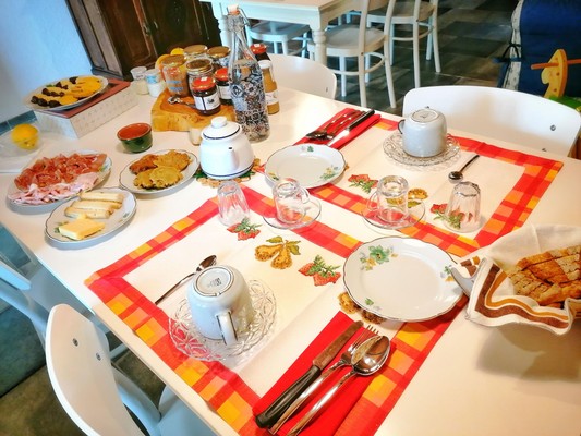 Das Frühstück Bed & Breakfast Le Moie