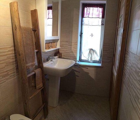 Foto del bagno B&B + Appartamenti Villino Oberto