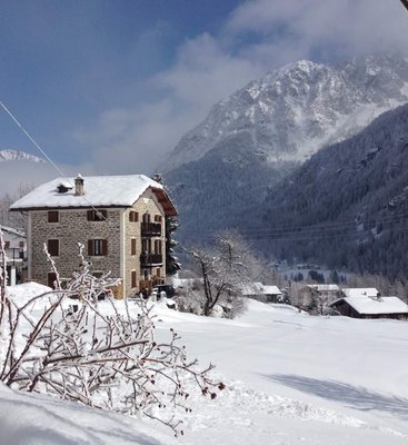 Winter Präsentationsbild B&B + Ferienwohnungen Villino Oberto