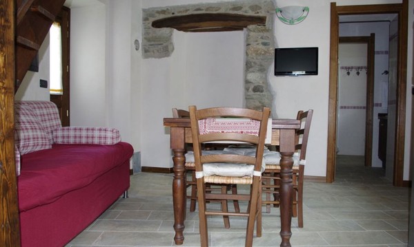 The living area Farmhouse apartments Ospitalità S.Grato