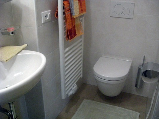 Foto del bagno Appartamenti in agriturismo Unterhauserhof