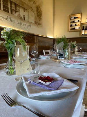 Il ristorante Valchiusa Ca' Praudin