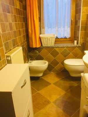 Foto del bagno Appartamento Residence Dolomiti