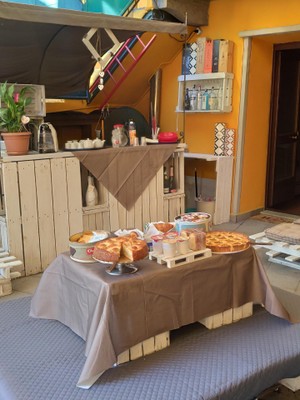 Das Frühstück Zimmervermietung Maison Manu