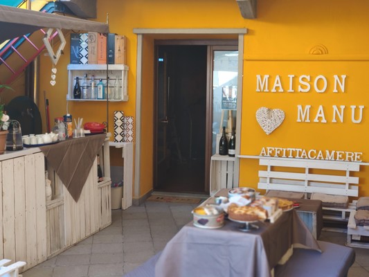 Das Frühstück Zimmervermietung Maison Manu