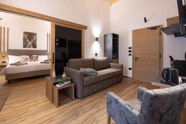 La zona giorno Hotel Villa Melì