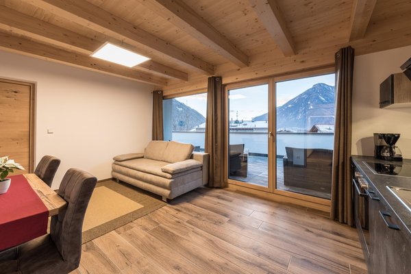 La zona giorno XL-Appartements Sand in Taufers
