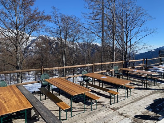 Il ristorante Locana (Valli Orco e Soana) Alpe Cialma