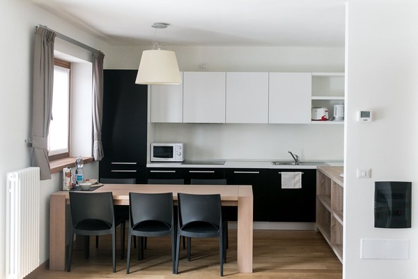 Foto der Küche Mirtillo Blu Family Apartments