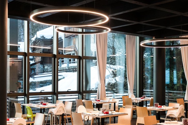 The restaurant Riva Valdobbia (Valsesia Monterosa) Mirtillo Rosso Family Hotel
