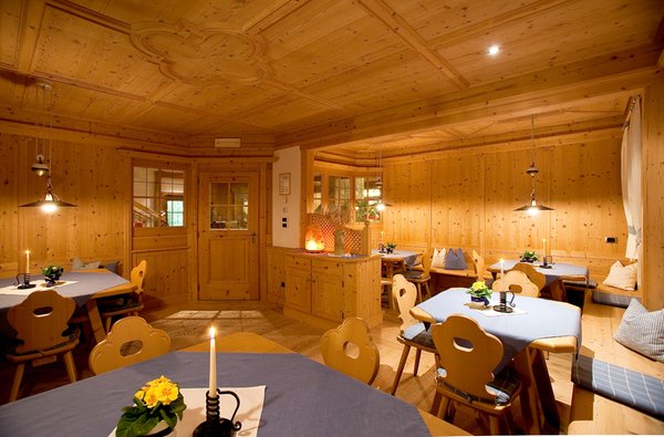 The restaurant Valdaora di Sopra / Oberolang Markushof