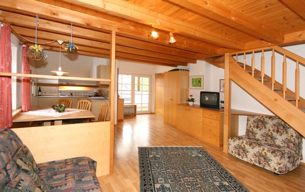 The living area Farmhouse apartments Hengler Hof