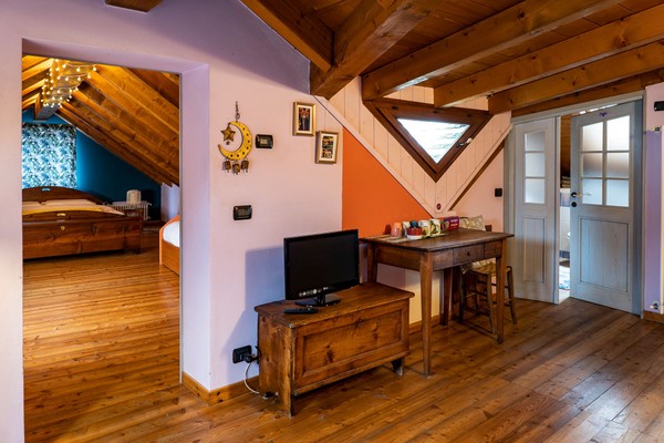 La zona giorno B&B + Appartamenti Casa Tomà