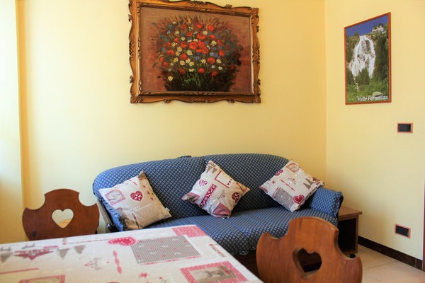 La zona giorno Appartamenti B&B Tiffany