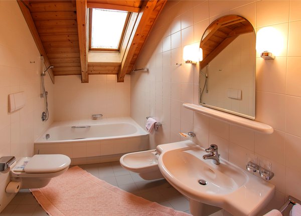 Foto del bagno Gasthof (Albergo) Obermair