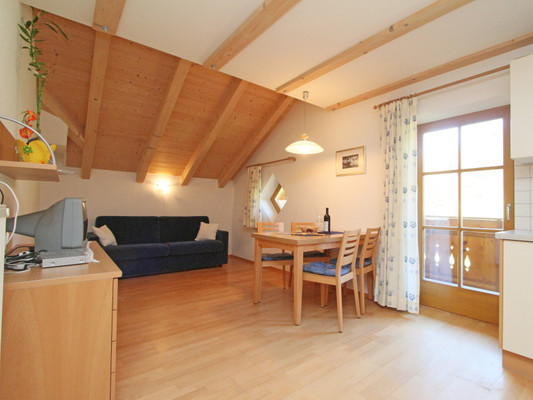 La zona giorno Appartamenti in agriturismo Getzenbergerhof