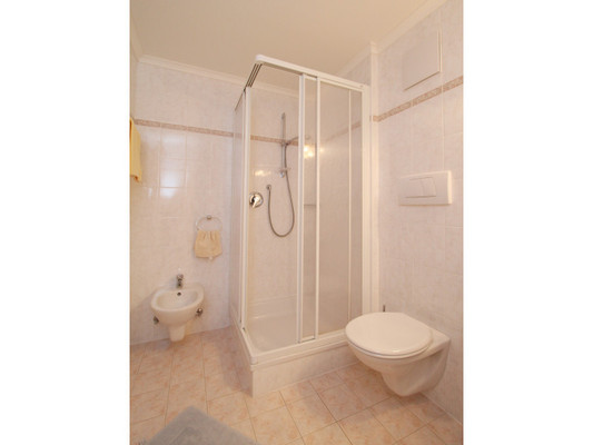 Foto del bagno Appartamenti in agriturismo Getzenbergerhof