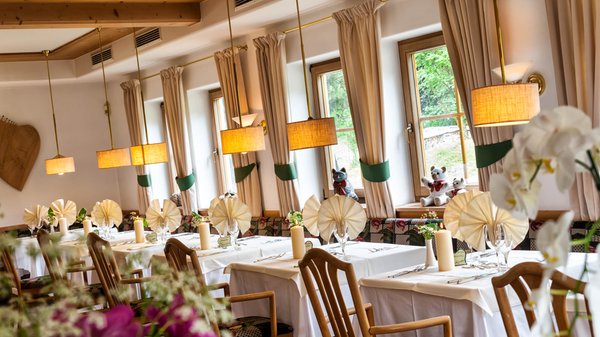 Il ristorante San Sigismondo (Chienes) Tauber's Bio Vitalhotel