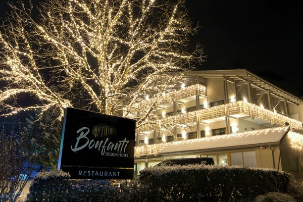 Foto invernale di presentazione Bonfanti Design Hotel