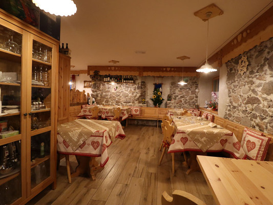 Il ristorante Valfloriana La Baita delle Fate