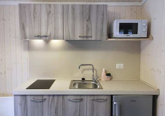 Photo of the kitchen Camping La Pineta