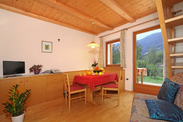 The living area Farmhouse apartments Grünbacherhof