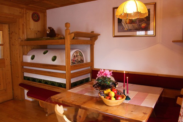 La zona giorno Appartamenti in agriturismo Pichlerhof