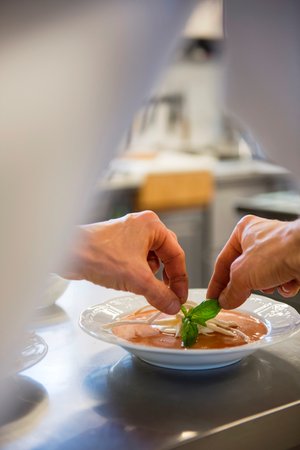 Il ristorante Corti in Pusteria (Chienes) Entdecker Panorama