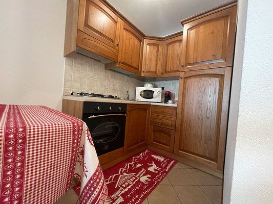 Foto der Küche Il Cervo Mountain Apartment