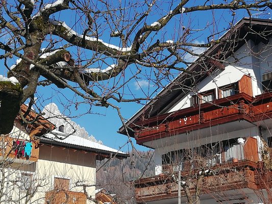 Photo exteriors in winter La Mansarda di Sabina