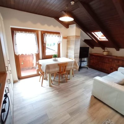 The living area Apartment La Mansarda di Sabina
