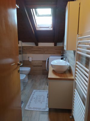 Foto del bagno Appartamento La Mansarda di Sabina