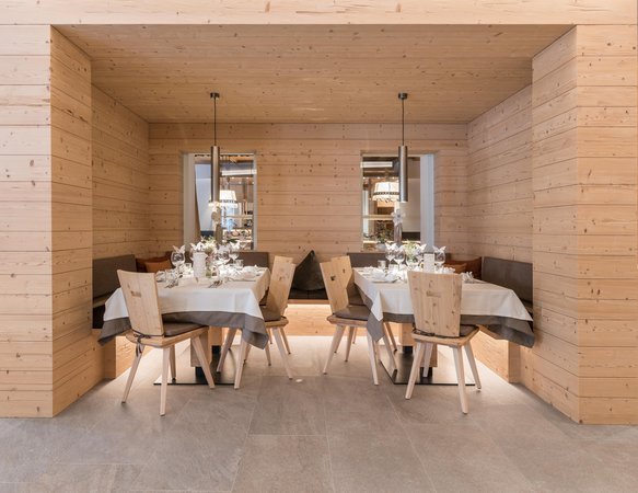 Il ristorante Villa Ottone Anewandter Historic Hotel
