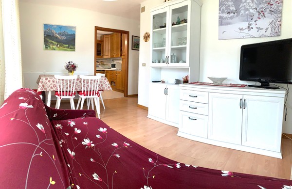 La zona giorno Appartamenti Folgaria - Casa Cuel
