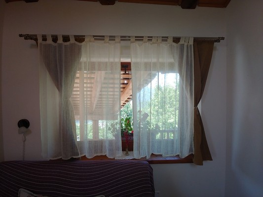 La zona giorno B&B in agriturismo Lo Puy