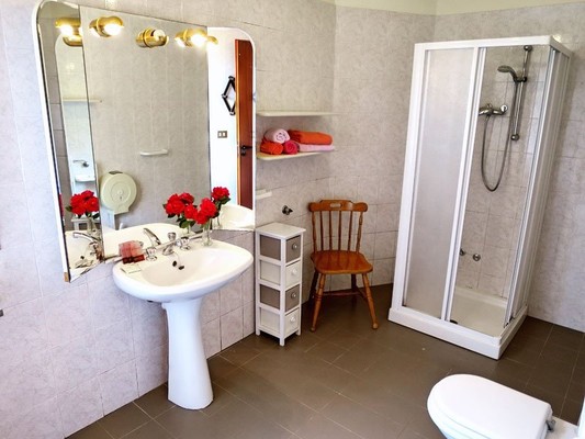 Photo of the bathroom Hotel Tre Colombe