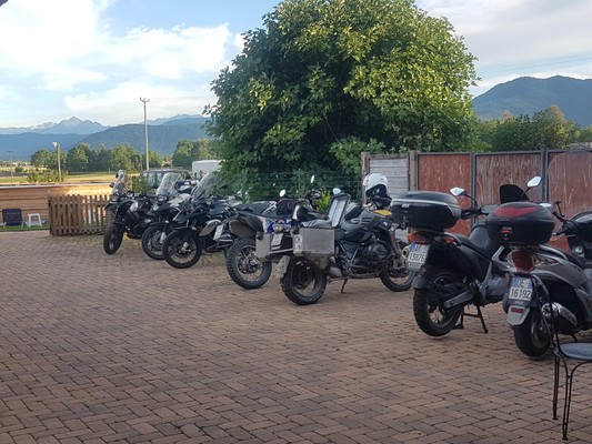 Il parcheggio Pensione Locanda Dl'Angel