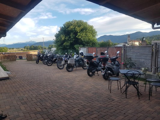 Il parcheggio Pensione Locanda Dl'Angel