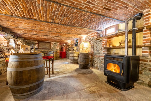 The restaurant Chiusa di Pesio (Cuneo Alps) Farmhouse Cascina Veja
