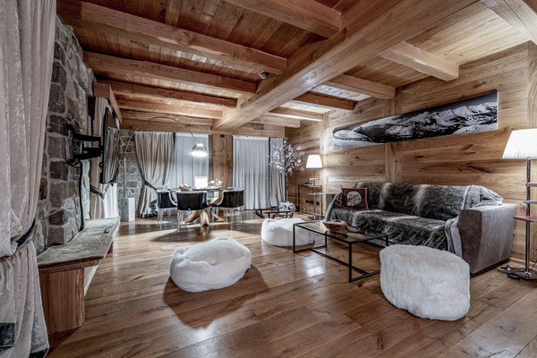 The living area Hotel Fiocco di Neve